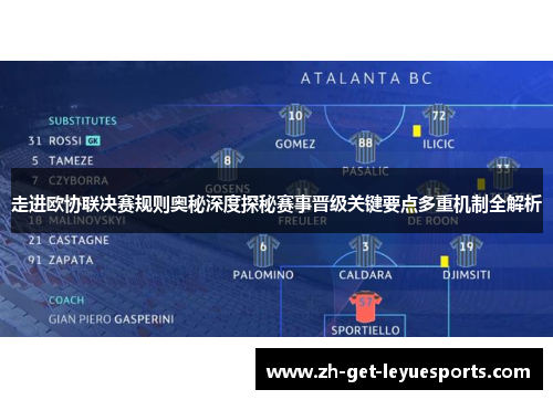 走进欧协联决赛规则奥秘深度探秘赛事晋级关键要点多重机制全解析 走进欧协联决赛规则奥秘深度探秘赛事晋级关键要点多重机制全解析